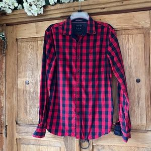 Buffalo Plaid Red and Black shirt NWOT